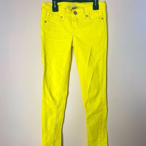 Almost Famous Denim - 3 for $10  Almost famous yellow skinny jean